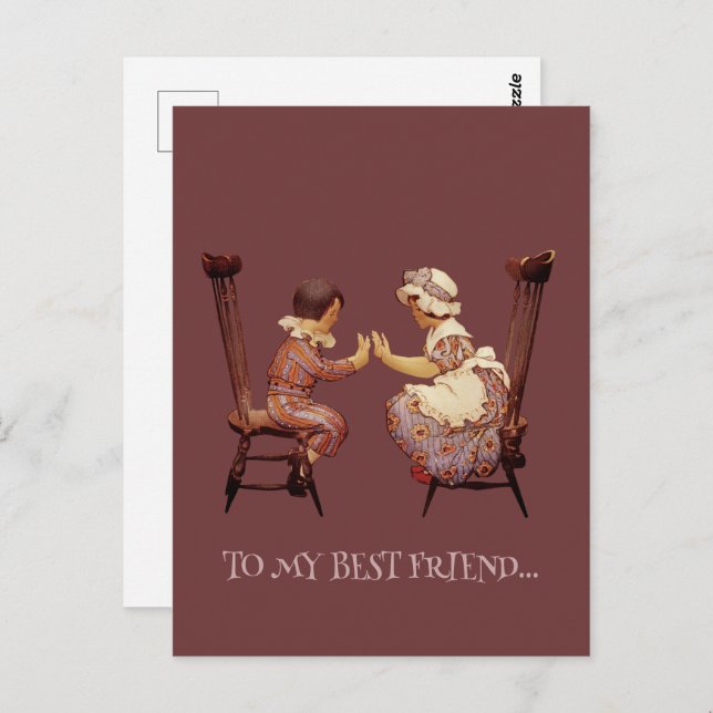 A MI MEJOR POSTAL DE AMIGO (Anverso / Reverso)