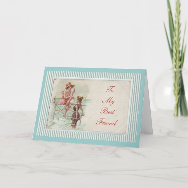 A mi mejor tarjeta de amigo (Anverso)