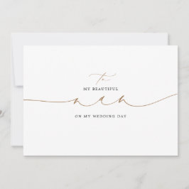 A Mi Nan En Mi Día De Matrimonio Elegante