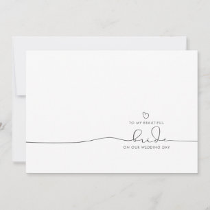 A Mi Novia En Nuestro Día De Boda Un Mensaje Agrad