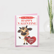 A mi novio, FELIZ VALENTINE | Tarjeta mediana