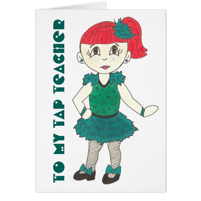 A MI PROFESOR DE TAP Dance Tapdance Class Recital (Frente)