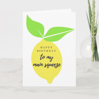 A mi tarjeta de cumpleaños principal Squeeze