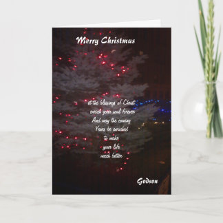 a mis tarjetas de Navidades de Dios