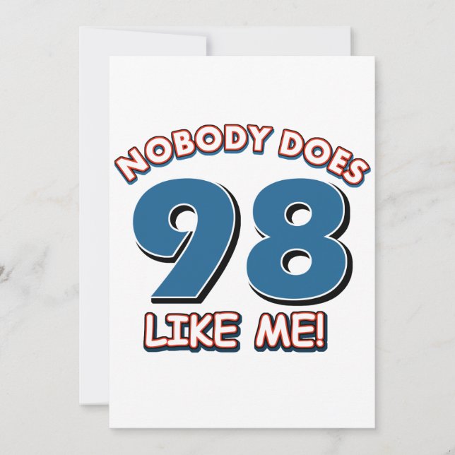 ¡A Nadie Le Gusto A Mí A 98! (Anverso)