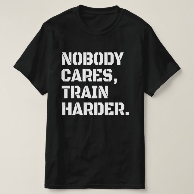 A nadie le importa la camiseta más dura del tren (Diseño del anverso)