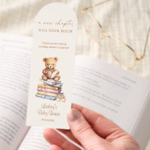 A New Chapter Begins Baby Shower Teddy Storybook