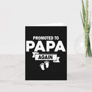A papá de nuevo Invitación de embarazo Día del pad