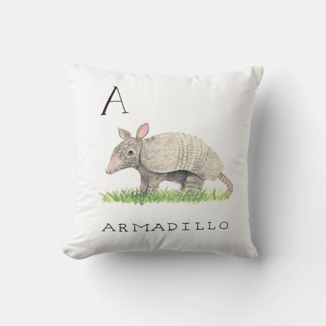 A para la almohada del armadillo (Anverso)