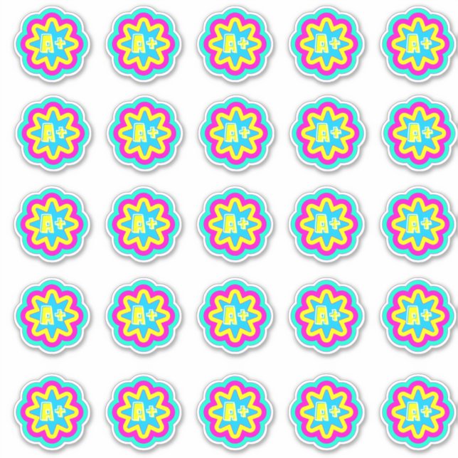 A+ Pegatinas de profesores divertidos comentarios  (Anverso)