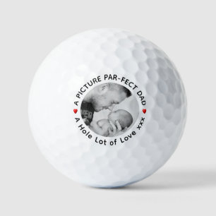 "A Picture Par-fect Dad" Bolas de golf personaliza