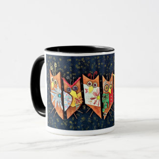 ¿A quién le gusta el café? taza de café de dos ton