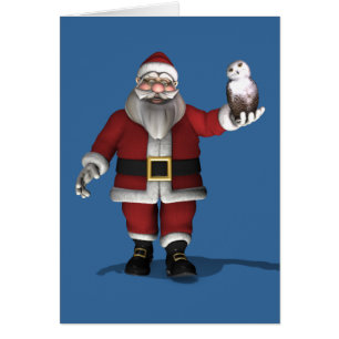 A Santa Claus le encanta la lechuza nevada