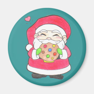 A Santa le encanta el imán de las cookies
