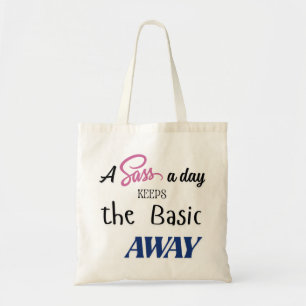 "A Sass a day guarda la base lejos" de la bolsa
