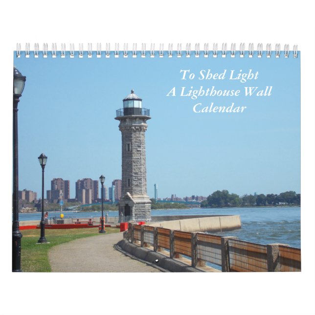 A Shed Light, Un Calendario De Pared Del Faro (Tapa)