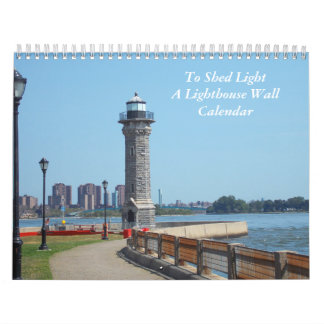 A Shed Light, Un Calendario De Pared Del Faro
