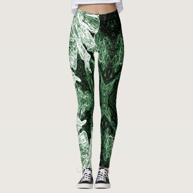 A Splash Of Green 2 Leggings (Anverso)