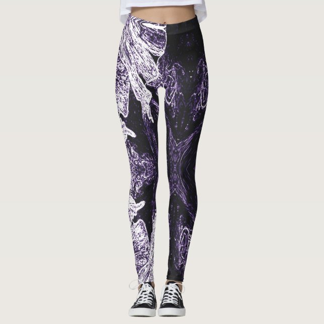 A Splash Of Purple 2 Leggings (Anverso)