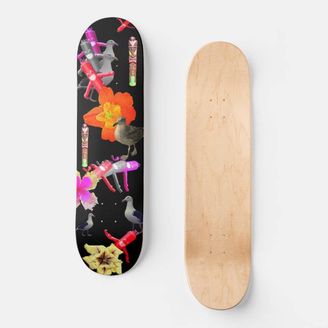 A Stopover in Paradise Skateboard (Anverso )