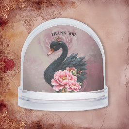 A touch of rose and swan's glow. 