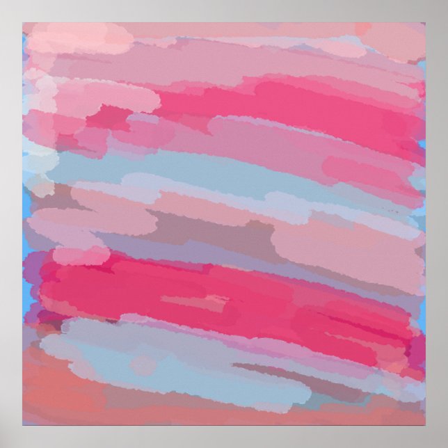 A través de la impresión del Poster de pintura abs (Frente)