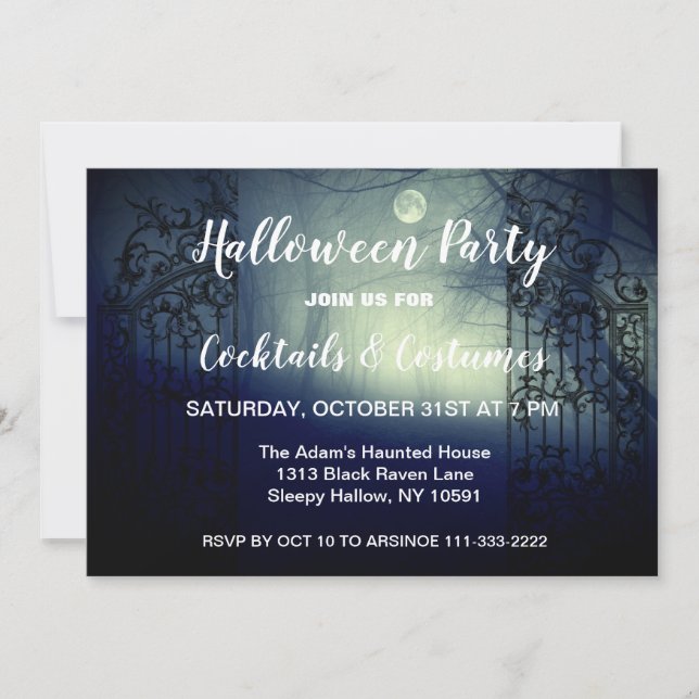 A través de la invitación de las puertas oscuras (Anverso)