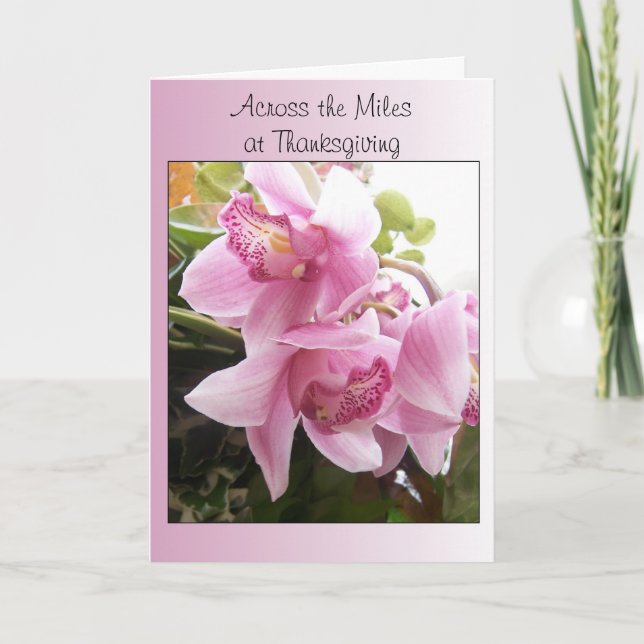 A Través De La Tarjeta De Acción De Gracias Miles  (Anverso)