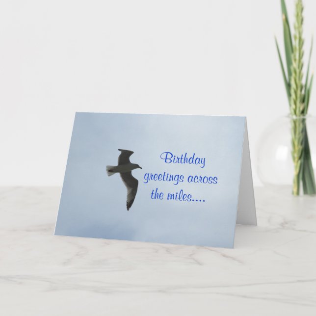 A través de la tarjeta de cumpleaños de las millas (Anverso)
