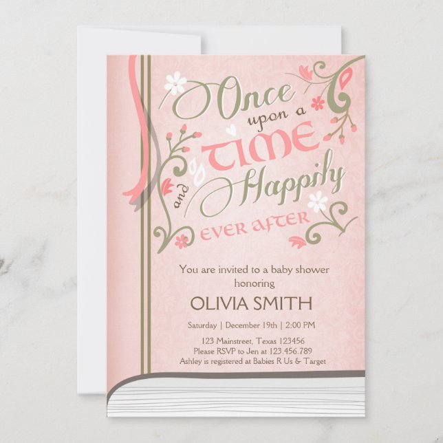 A través de Time Storybook Invitación a la ducha p (Anverso)