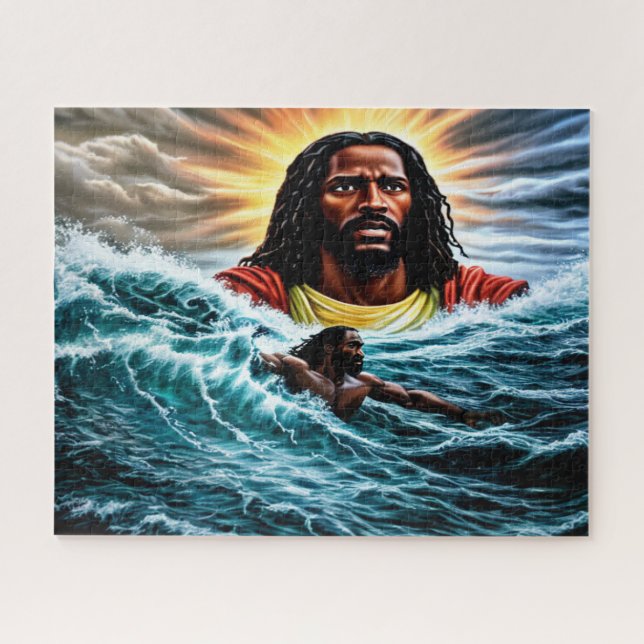 A través del rompecabezas de las aguas problemátic (Horizontal)