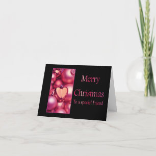 A un amigo especial, tarjeta de Navidad de Feliz