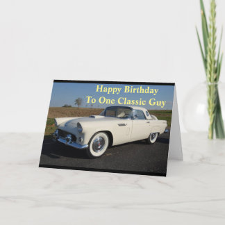 **A UN CHICO CLÁSICO** TARJETA DE CUMPLEAÑOS