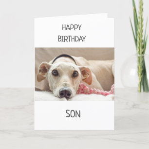 ¡A UN GRAN HIJO EL CUMPLEAÑOS! TARJETA