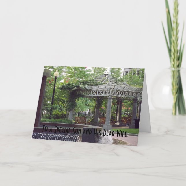 A un hijo especial y a su estimada tarjeta del (Anverso)