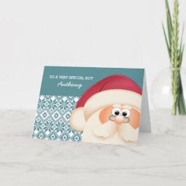 A un niño especial de Santa Claus. Tarjetas de nav