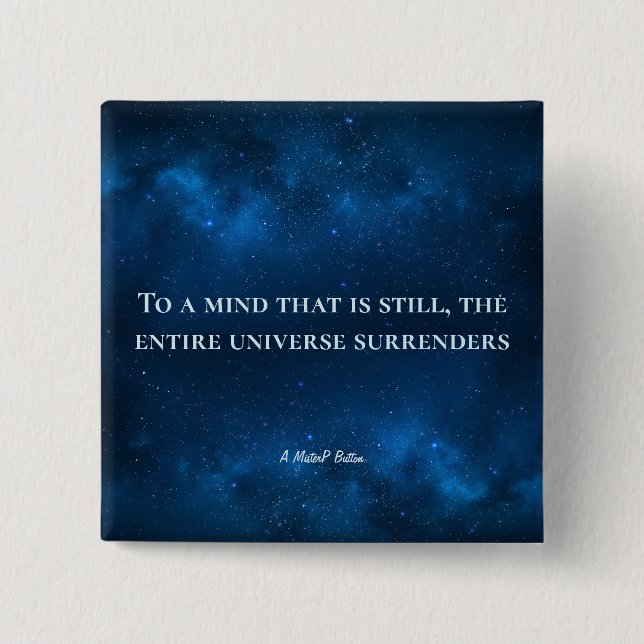 A Una Mente Que Todavía Está - Un Botón MisterP (Anverso)