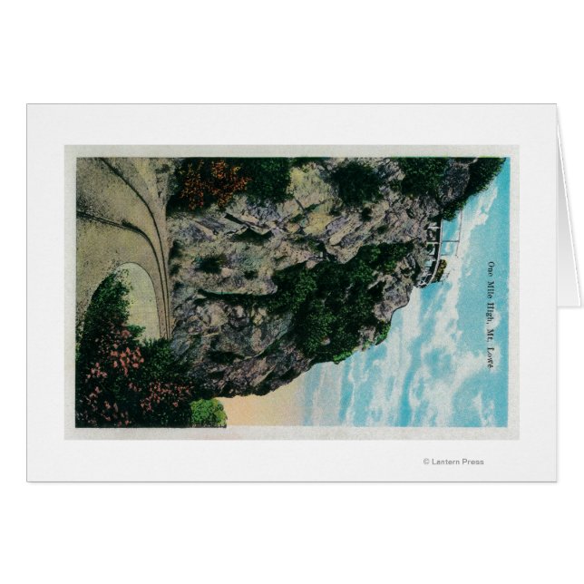 A una milla, en el monte LoweMt. Lowe, CA (Anverso (Horizontal))