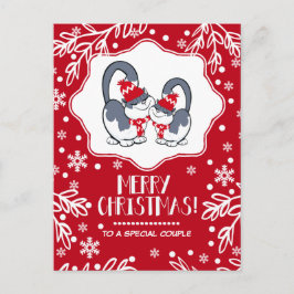 A una pareja especial en postales de Navidades