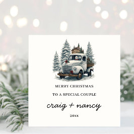 A Una Tarjeta Especial De Navidades De Pareja