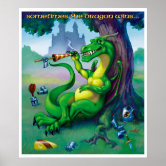 A veces el dragón gana la impresión verde