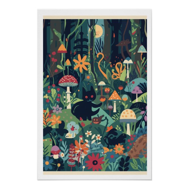 A woodland scene poster (Anverso)