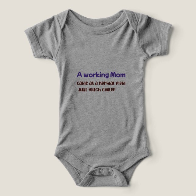 A Working Mom Same As normal Mom Just Much Cooler (Diseño delantero )
