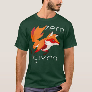 A Zero Fox le dan una graciosa camiseta de Pun