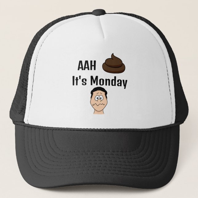 AAh S&%# Es lunes Gorra de camionero (Anverso)