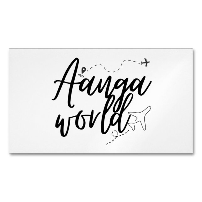 Aangaworld de tarjetas (Anverso)