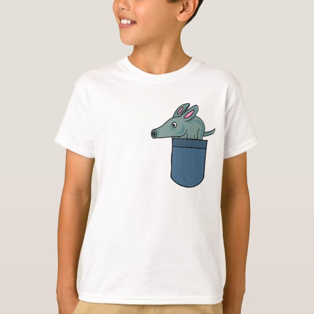Aardvark AB en una camisa del bolsillo (Anverso)