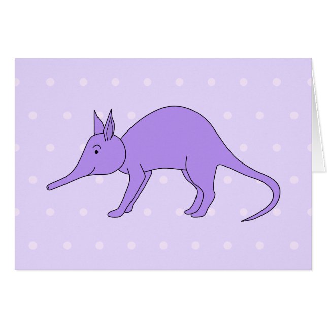 Aardvark púrpura (Anverso (Horizontal))
