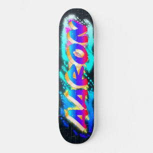 AARON Personalizado Graffiti Skateboard