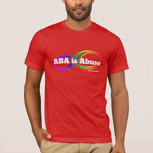 ABA es un abuso - Camiseta Rebelde neurodivergente (Anverso)